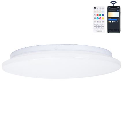 Aigostar - LED loftlampe til badeværelse dæmpbar MESH Smart LED/18W/230V 3000-65000K IP44 + fjernbetjening