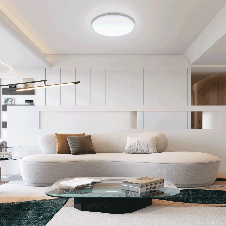 Aigostar - LED loftlampe til badeværelse LED/24W/230V 6500K diameter 40 cm IP44