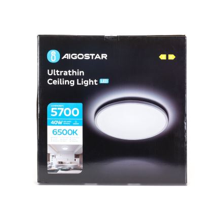 Aigostar - LED loftlampe til badeværelse LED/40W/230V 6500K diameter 54 cm IP44