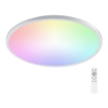 Aigostar - LED loftlampe til badeværelse m. RGBW-farver dæmpbar LED/24W/230V 3000-6500K diameter 42 cm IP44 + fjernbetjening