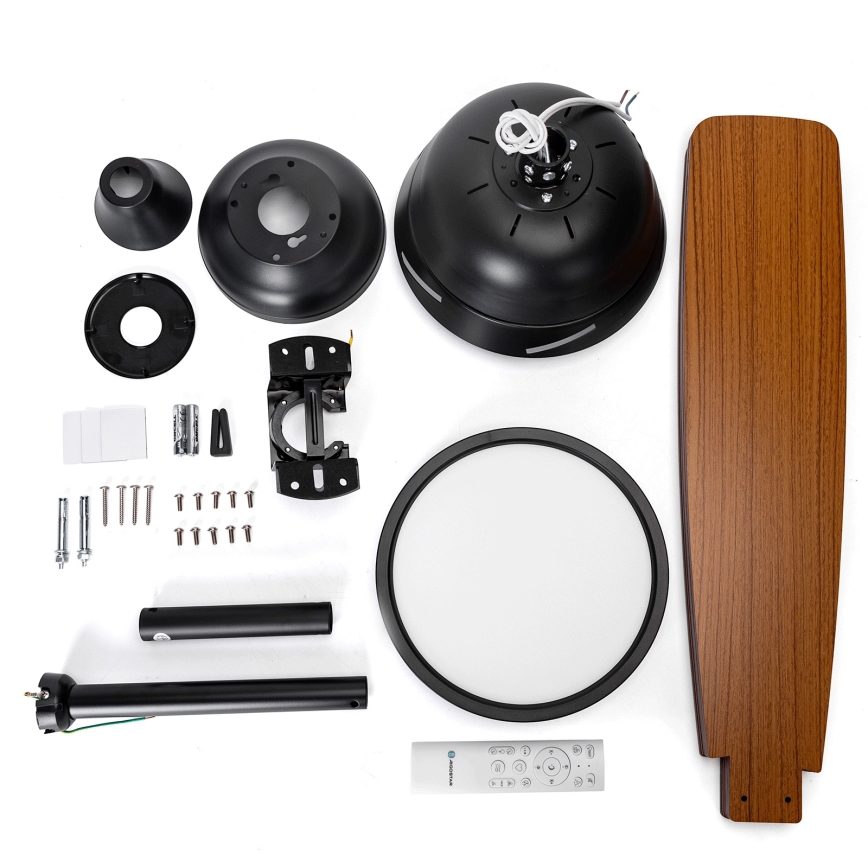 Aigostar - LED loftventilator dæmpbar LED/20W/230V 2700-6500K 132 cm beige + fjernbetjening