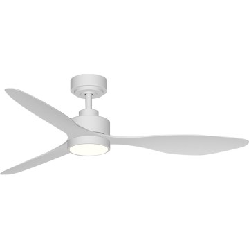 Aigostar - LED loftventilator dæmpbar LED/20W/230V 2700-6500K 132 cm hvid + fjernbetjening