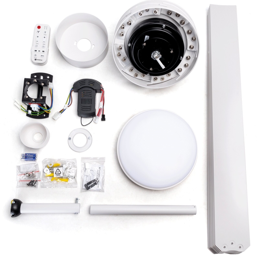 Aigostar - LED loftventilator dæmpbar LED/24W/230V 2700-6500K diameter 165 cm + fjernbetjening hvid