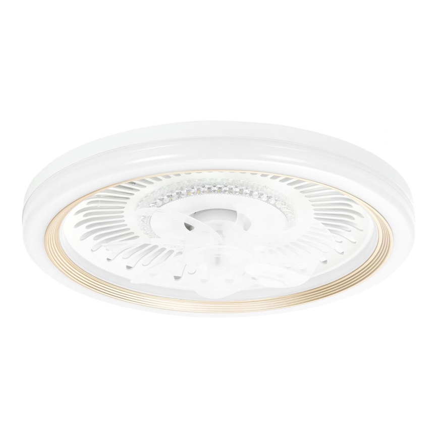 Aigostar - LED loftventilator dæmpbar LED/40W/230V 2700/4000/6500K diameter 50 cm + fjernbetjening hvid