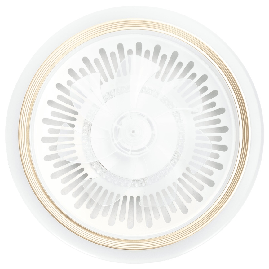 Aigostar - LED loftventilator dæmpbar LED/40W/230V 2700/4000/6500K diameter 50 cm + fjernbetjening hvid