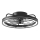 Aigostar - LED loftventilator dæmpbar LED/40W/230V 2700-6500K diameter 48 cm + fjernbetjening sort