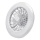 Aigostar - LED loftventilator dæmpbar LED/40W/230V 2700-6500K diameter 49 cm + fjernbetjening hvid