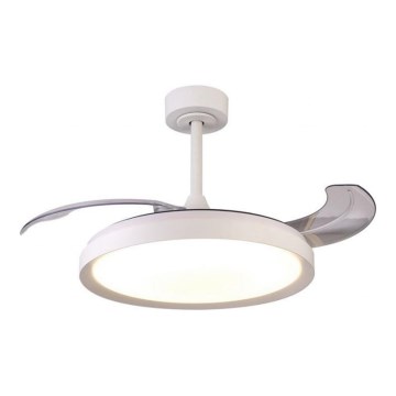 Aigostar - LED loftventilator dæmpbar LED/50W/230V 2700-6500K 106 cm hvid + fjernbetjening