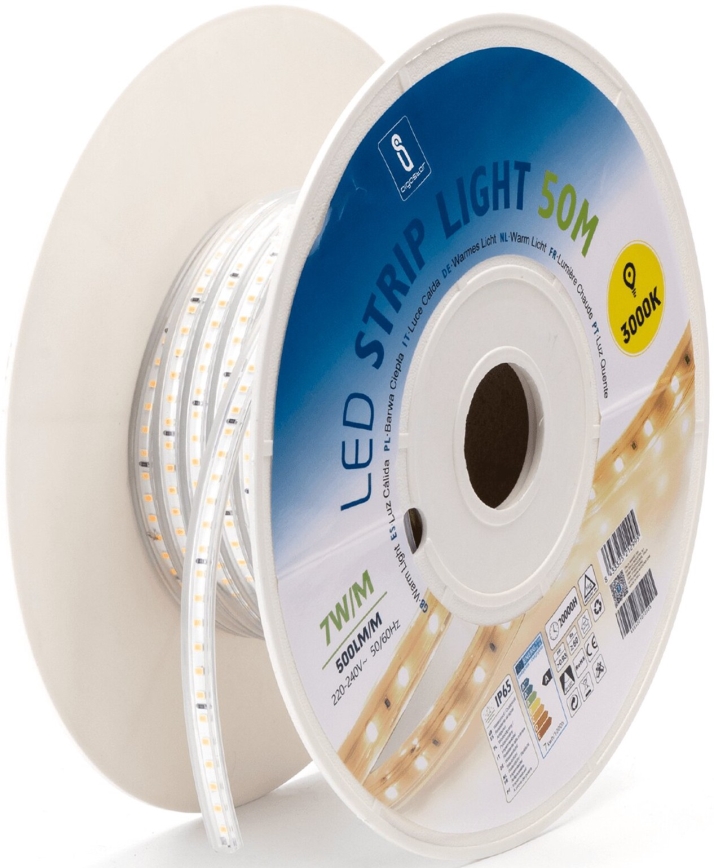 Aigostar - LED lysbånd LED/350W/230V 50m 3000K IP65