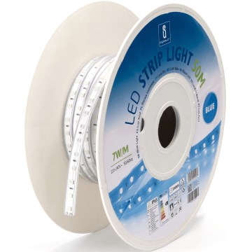 Aigostar - LED lysbånd LED/350W/230V 50m blå IP65