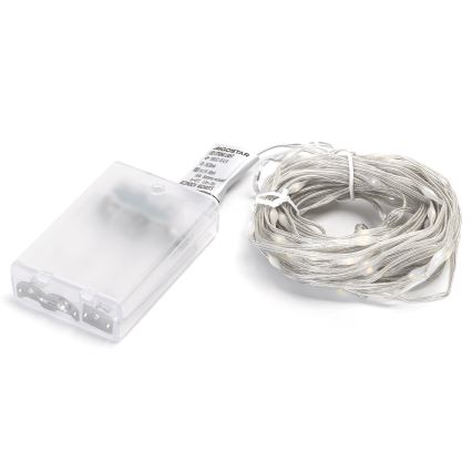 Aigostar - LED  lyskæde 100xLED/3xAA 10,3m varm hvid