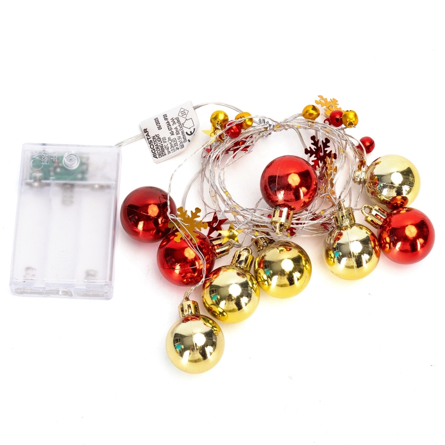 Aigostar - LED-lyskæde 20xLED/3xAA 2m varm hvid