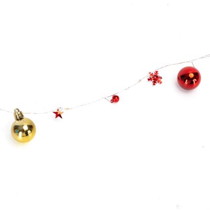 Aigostar - LED-lyskæde 20xLED/3xAA 2m varm hvid