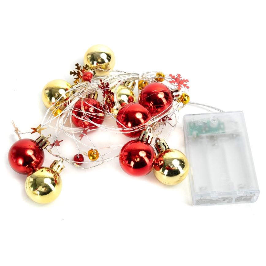 Aigostar - LED-lyskæde 20xLED/3xAA 2m varm hvid