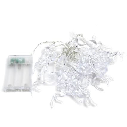 Aigostar - LED  lyskæde 20xLED/3xAA 3,3m rensdyr