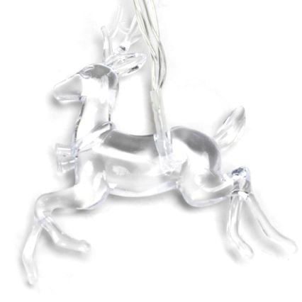 Aigostar - LED  lyskæde 20xLED/3xAA 3,3m rensdyr