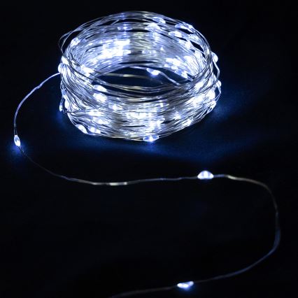 Aigostar - LED-lyskæde 30xLED/3xAA 3,3 m kold hvid
