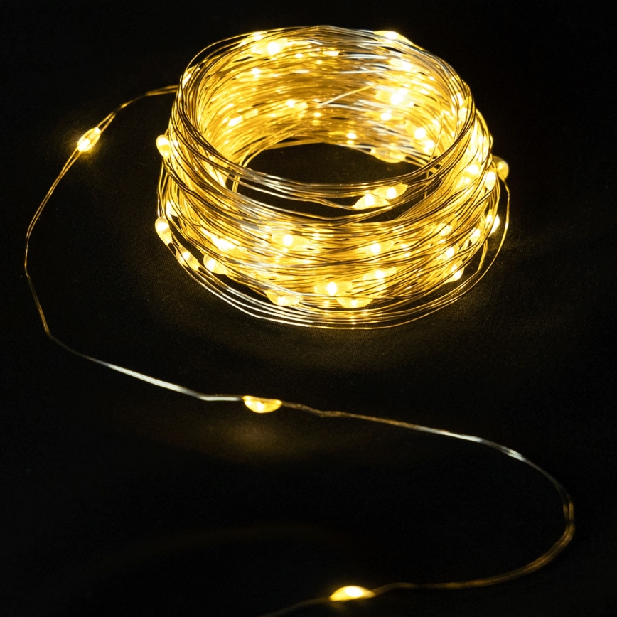 Aigostar - LED-lyskæde 40 x LED / 2 x 3V, 4 m, varm hvid