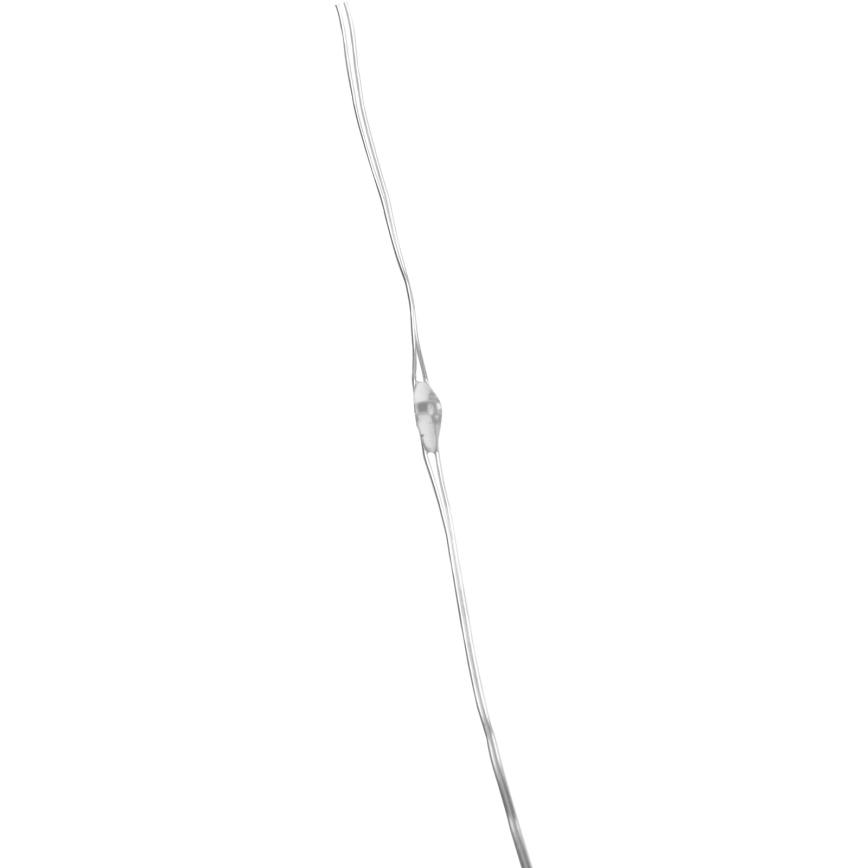 Aigostar - LED udendørs lyskæde 50xLED/3xAA 5,3 m kold hvid