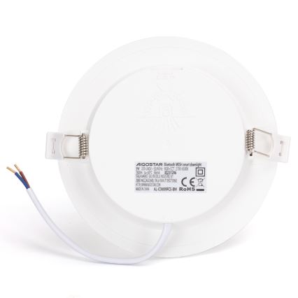 Aigostar - LED m. RGBW-farver Indbygningslampe til badeværelse dæmpbar MESH Smart LED/9W/230V 2700-6500K IP44