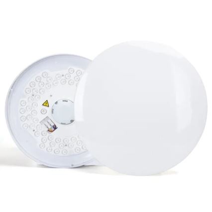 Aigostar - LED m. RGBW-farver Loftlampe til badeværelse dæmpbar MESH Smart LED/18W/230V 3000-6500K IP44 + fjernbetjening