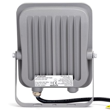 Aigostar - LED m. RGBW-farver Projektør dæmpbar MESH Smart LED/20W/230V 6500K IP65 + fjernbetjening