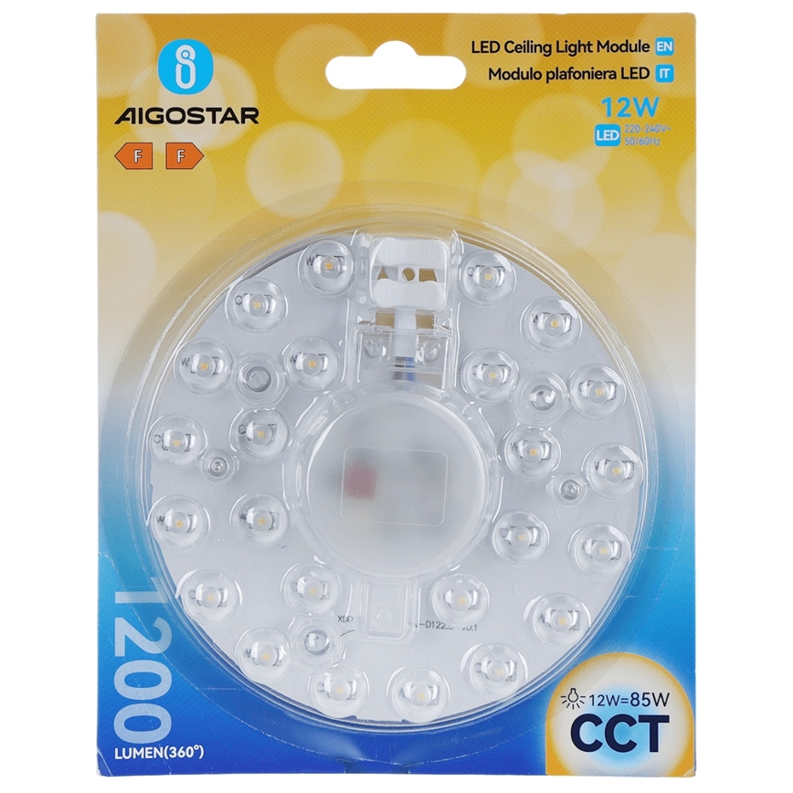 Aigostar - LED magnetmodul LED/12W/230V 3000/4000/6500K