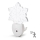 Aigostar - LED natlampe med RGB-farver og skumringssensor LED/0,5W/230V snefnug
