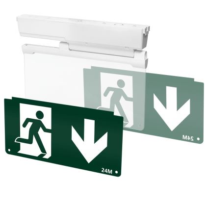 Aigostar - LED nødlampe EMERGENCY EXIT LED/3,6W/230V 6500K 500mAh