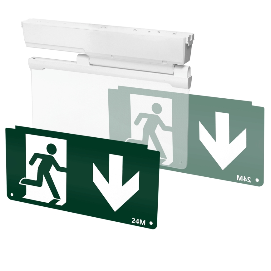 Aigostar - LED nødlampe EMERGENCY EXIT LED/3,6W/230V 6500K 500mAh