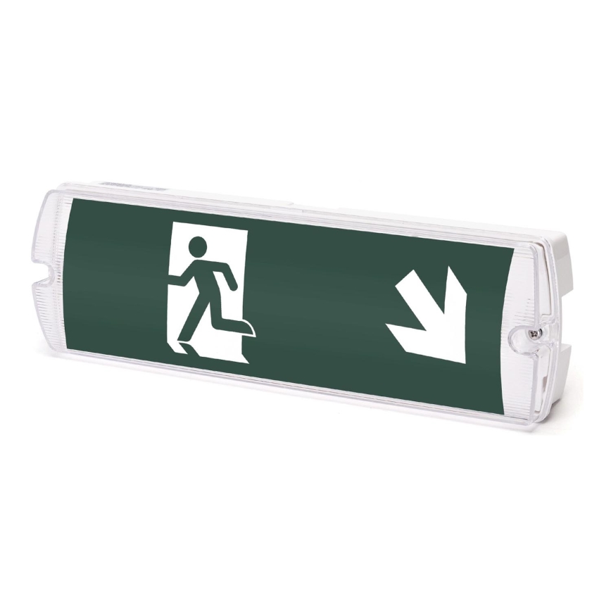 Aigostar - LED nødlampe EMERGENCY EXIT LED/4W/230V IP65 6500K 600mAh