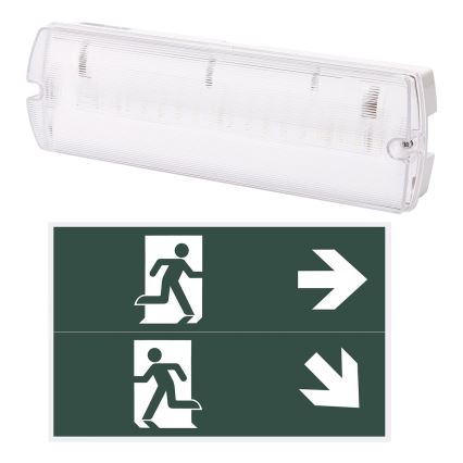 Aigostar - LED nødlampe EMERGENCY EXIT LED/4W/230V IP65 6500K 600mAh
