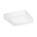 Aigostar - LED overflademonteret loftlampe, 6 W, 230 V, 3000 K, 12,2 x 12,2 cm, hvid