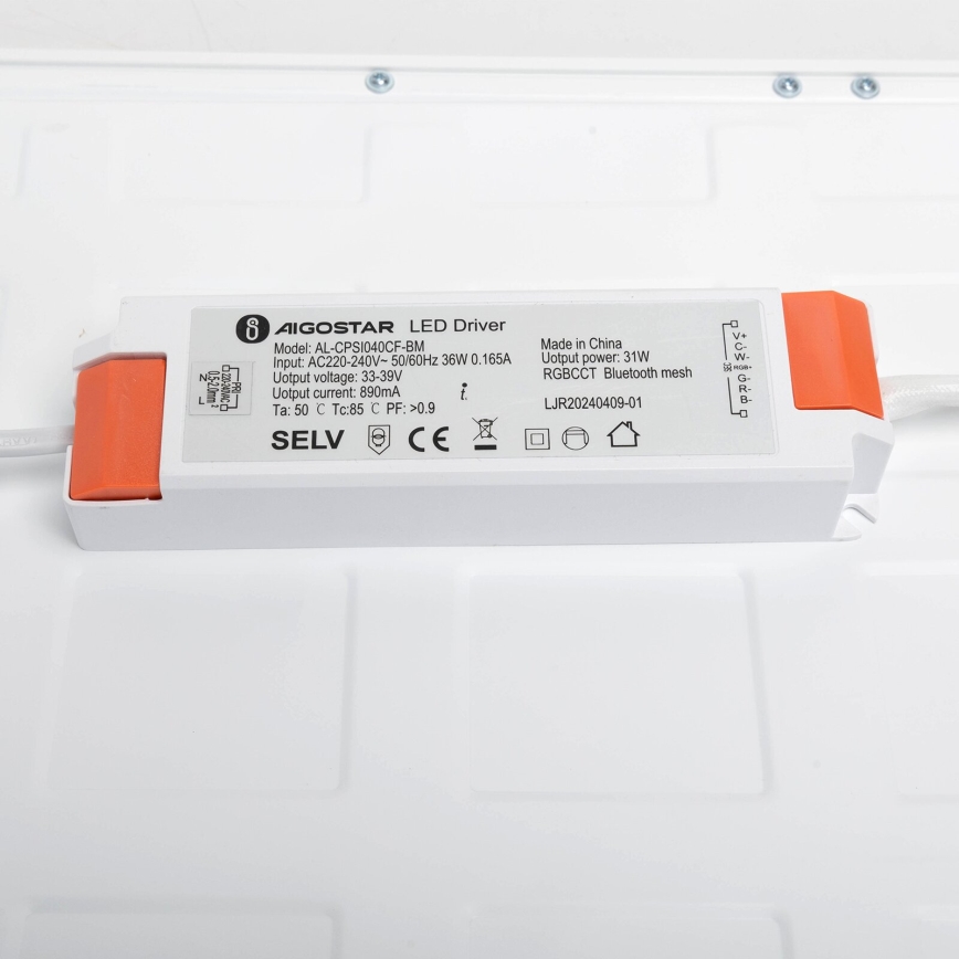 Aigostar - LED panel m. RGBW-farver dæmpbart MESH LED/36W/230V 2700-6500K 120x30 cm