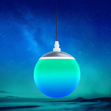 Aigostar - LED pendel m. RGBW-farver dæmpbar MESH LED/8W/230V 2700-6500K hvid + fjernbetjening