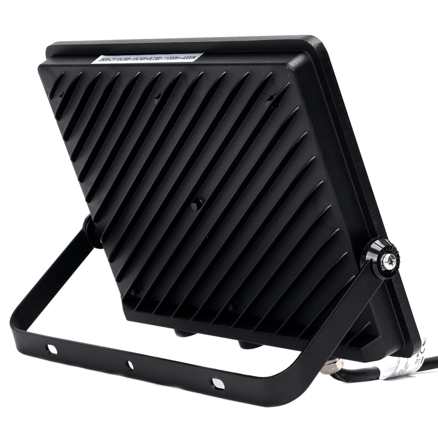 Aigostar - LED projektør LED/100W/230V 4000K IP65 sort