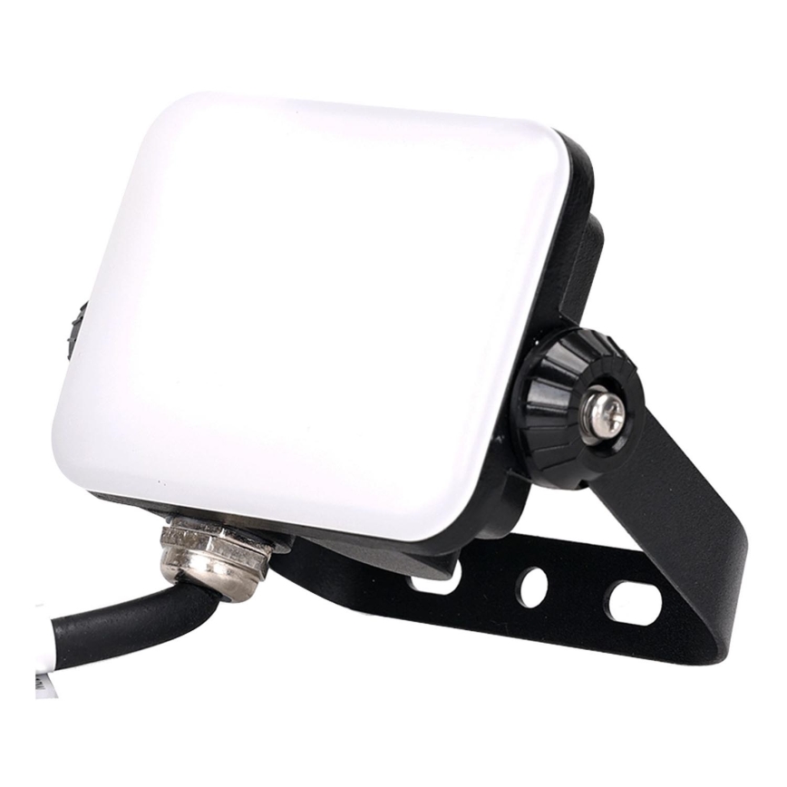 Aigostar - LED projektør LED/10W/230V 4000K IP65 sort