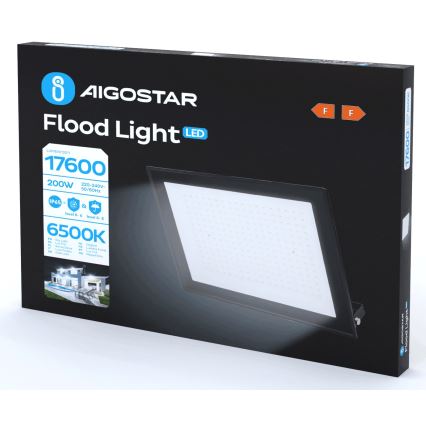 Aigostar - LED projektør LED/200W/230V 6500K IP65