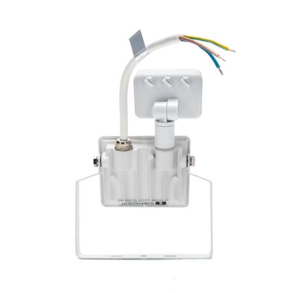 Aigostar - LED projektør med sensor LED/10W/230V 4000K IP65 hvid