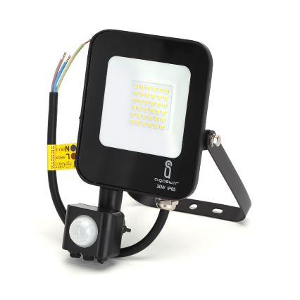 Aigostar - LED projektør med sensor LED/20W/230V 4000K IP65