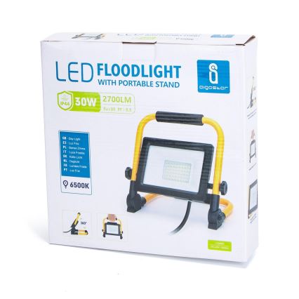 Aigostar - LED Projektør med stativ LED/30W/230V IP44