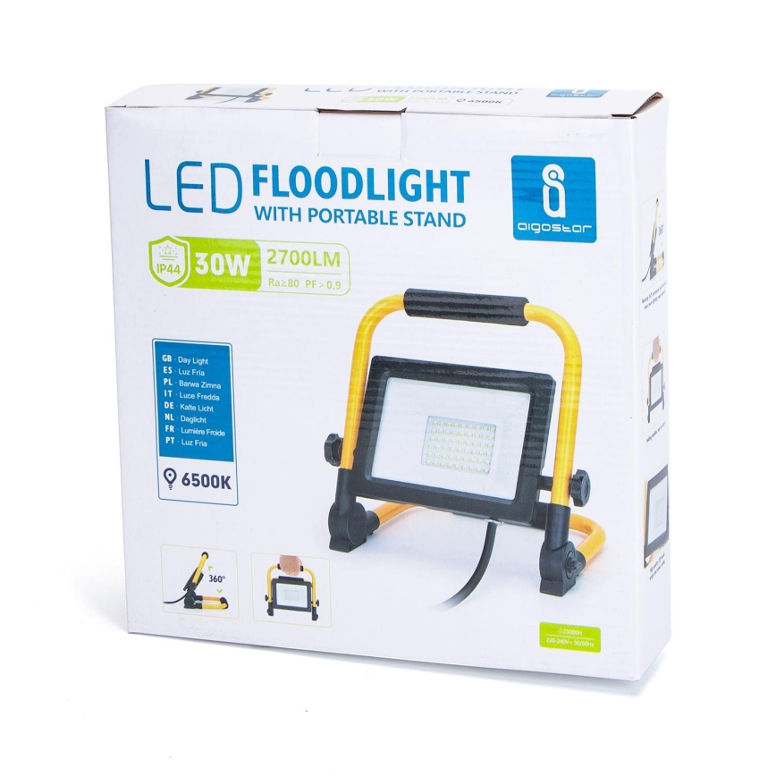 Aigostar - LED Projektør med stativ LED/30W/230V IP44