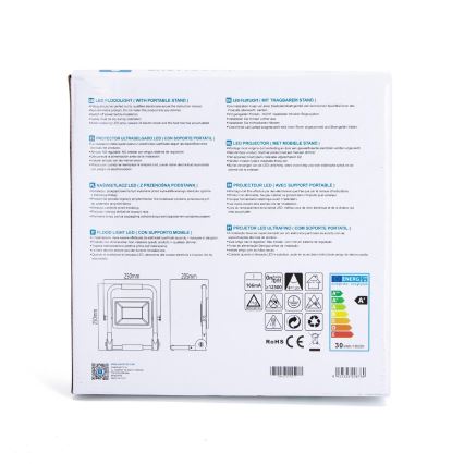 Aigostar - LED Projektør med stativ LED/30W/230V IP44
