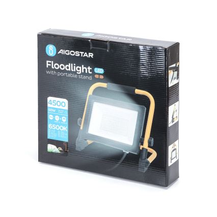 Aigostar - LED Projektør med stativ LED/50W/230V 6500K IP65