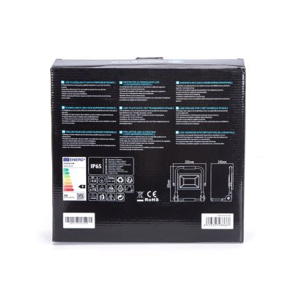 Aigostar - LED Projektør med stativ LED/50W/230V 6500K IP65