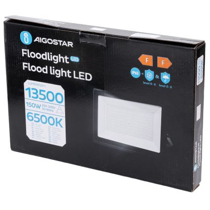 Aigostar - LED-reflektor LED/150W/230V 6500K IP65 sort