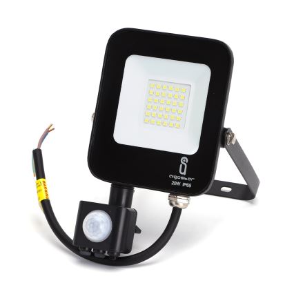 Aigostar - LED projektør med sensor LED/20W/230V 6500K IP65