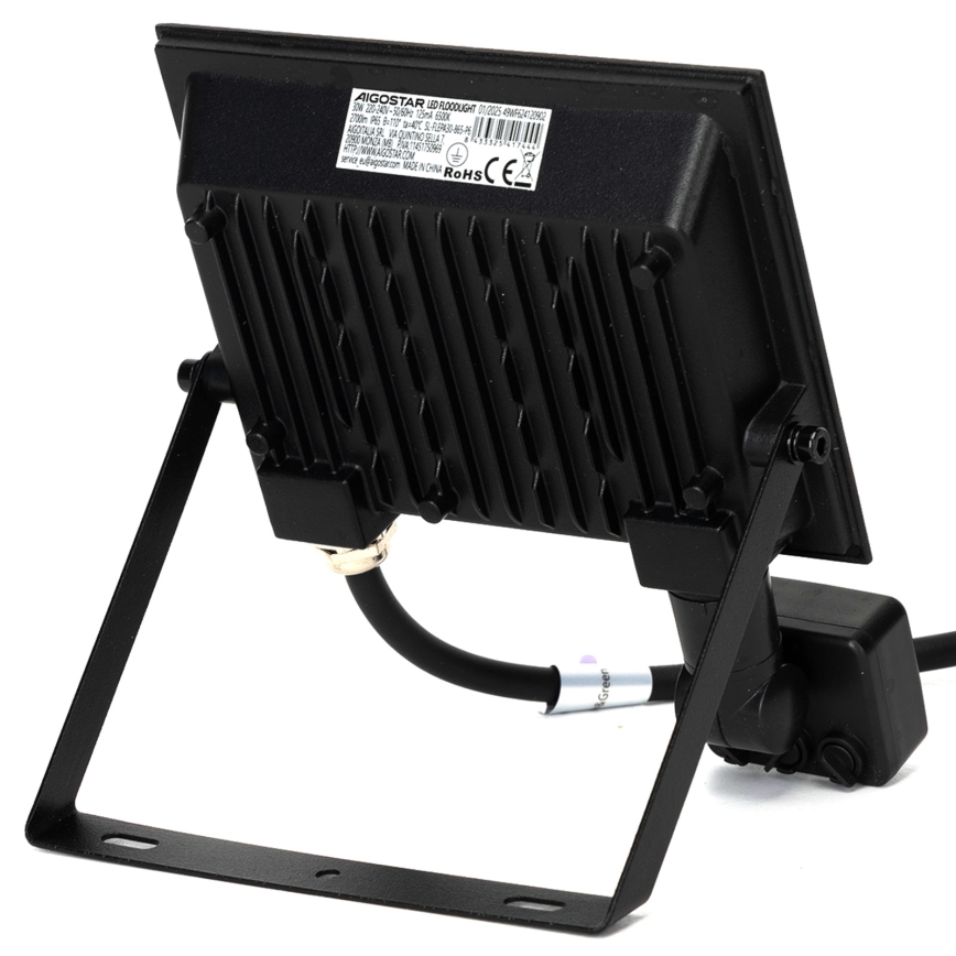 Aigostar - LED-reflektor med sensor LED/30W/230V 6500K IP65