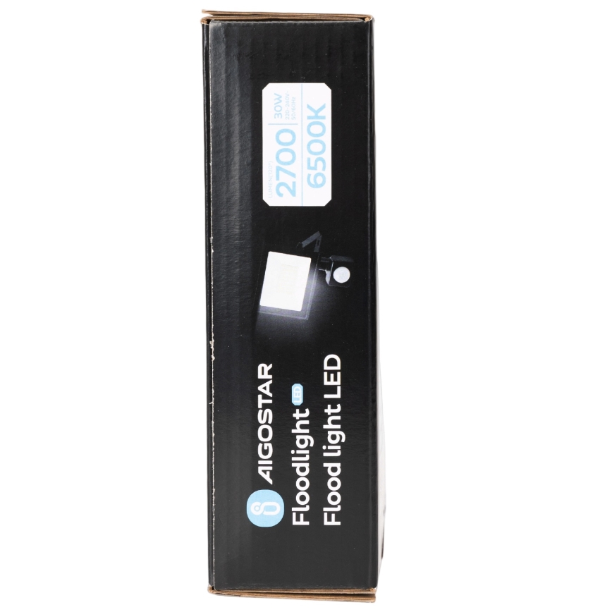 Aigostar - LED-reflektor med sensor LED/30W/230V 6500K IP65