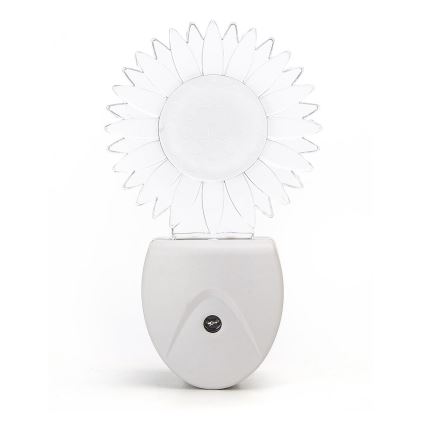 Aigostar - LED RGB nattelys med sensor LED/0,5W/230V sol